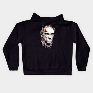 Man Made of Flowers Kids Hoodie